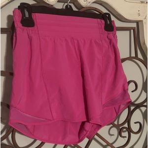 pink lulu shorts